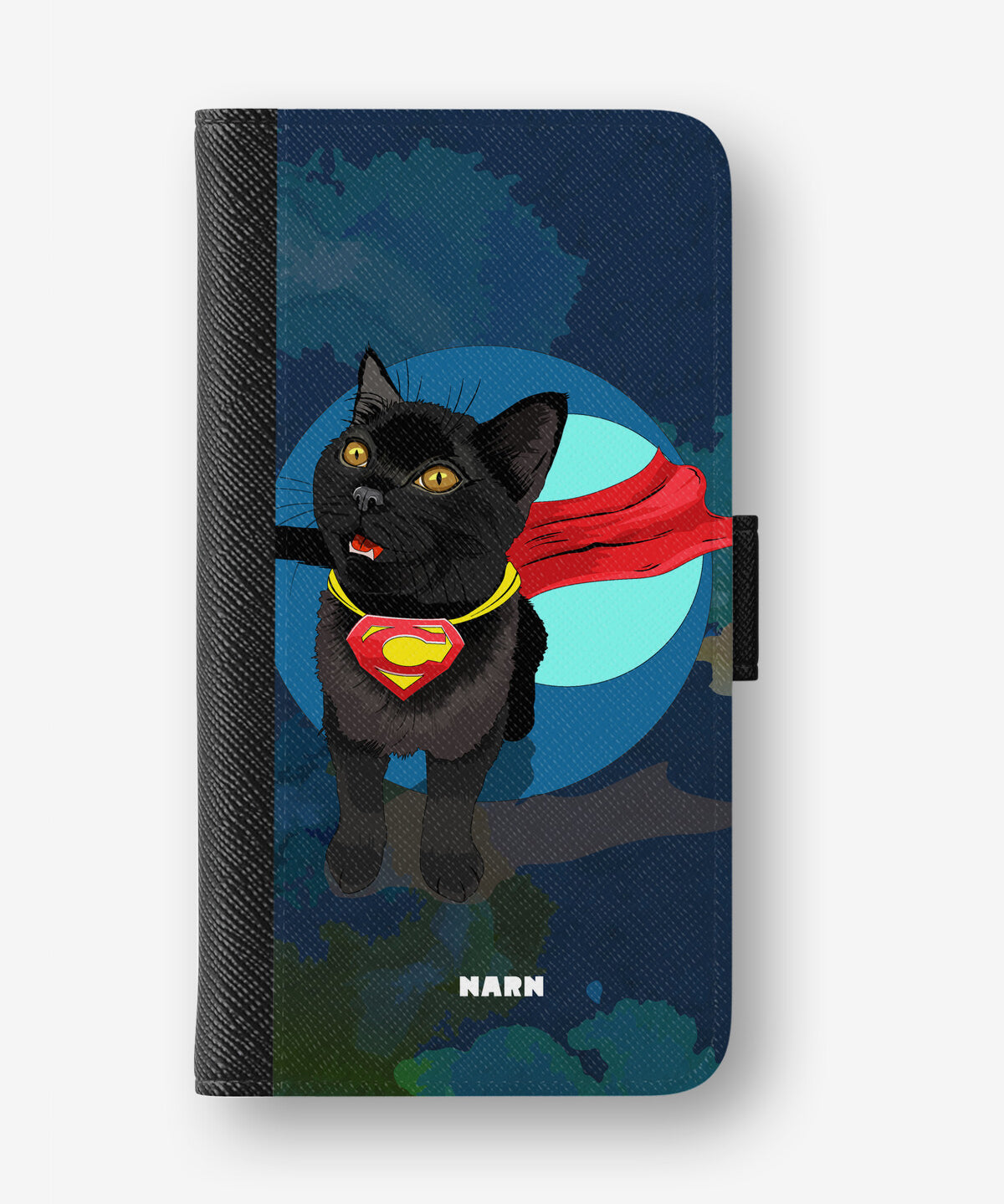 Google Pixel 10a Wallet Case - Super Cat - View 1
