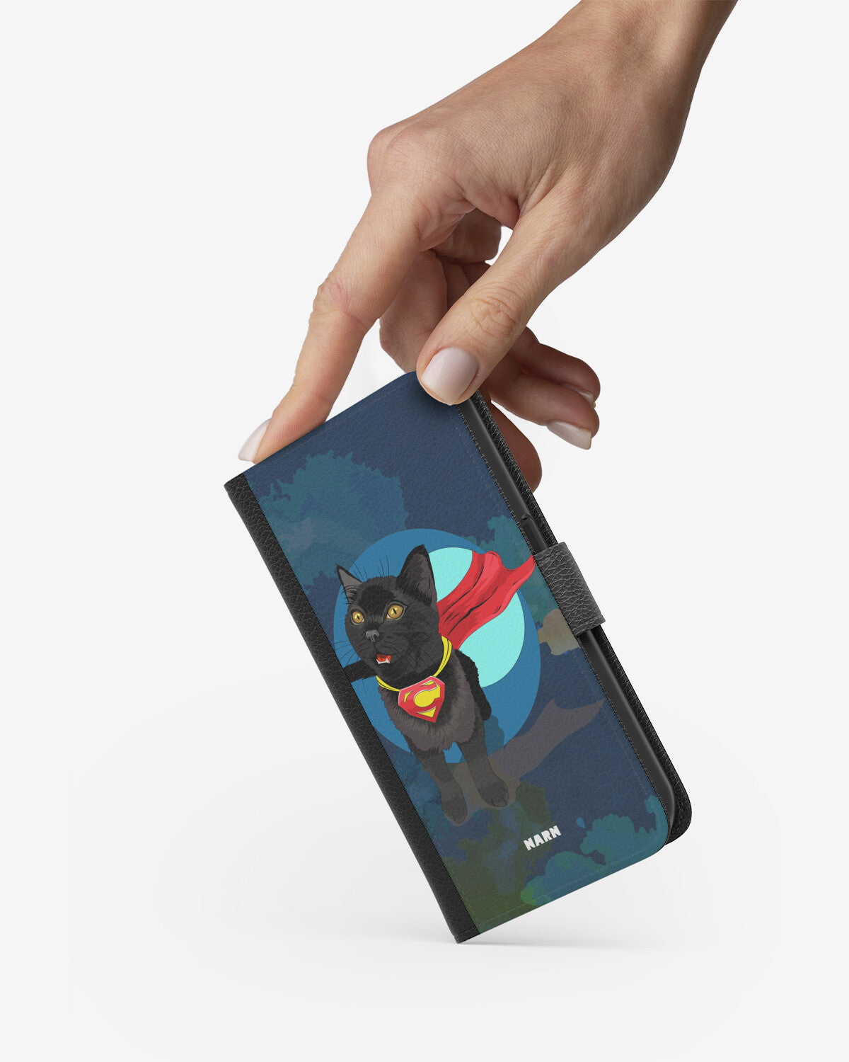 Google Pixel 10a Wallet Case - Super Cat - View 2