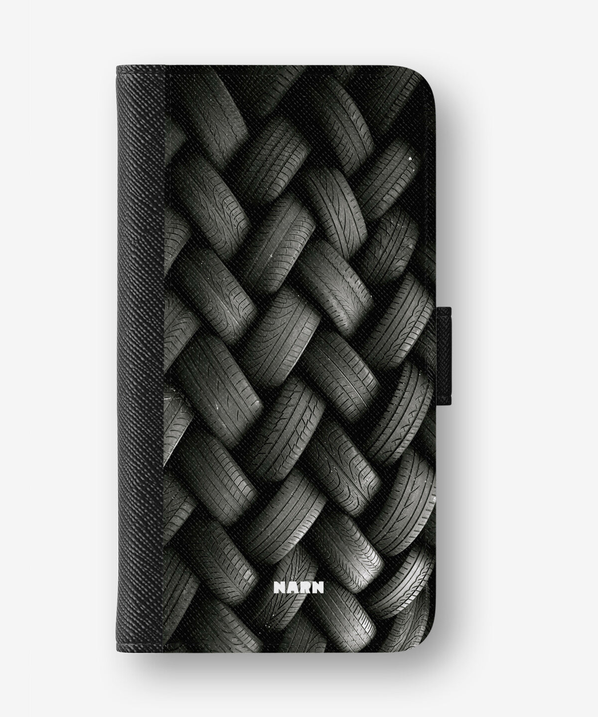 Google Pixel 10a Wallet Case - Tires Wall - View 1