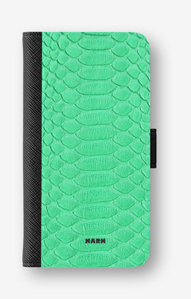 Google Pixel 10a Wallet Case - Turquoise Snake - View 1