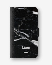 Google Pixel 11 Pro Wallet Case - Custom - Black Marble - View 1