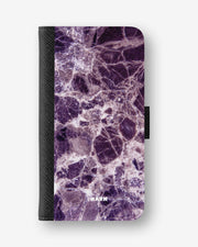 Google Pixel 11 Pro Wallet Case - Purple Marble - View 1