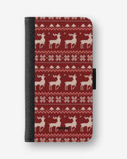 Google Pixel 11 Pro Wallet Case - Reindeer Knit - View 1