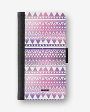 Google Pixel 11 Pro XL Wallet Case - Purple Aztec - View 1