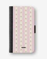 Google Pixel 11 Pro XL Wallet Case - Rose Lines - View 1