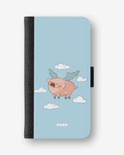 Google Pixel 11 Wallet Case - Dreamy Pig - View 1