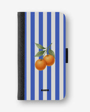 Google Pixel 11 Wallet Case - Orange Stripes - View 1