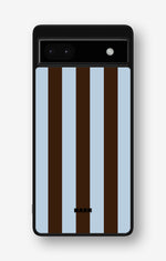 Google Pixel 6a Hard Case – Bistro Stripes - View 1