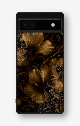 Google Pixel 6a Hard Case – Bloom Noir - View 1