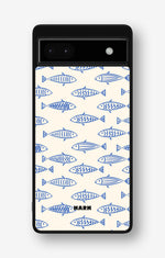 Google Pixel 6a Hard Case – Blue Catch - View 1