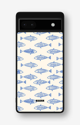 Google Pixel 6a Hard Case – Blue Catch - View 1