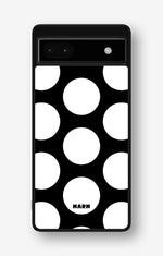 Google Pixel 6a Hard Case – Bold Dots - View 1