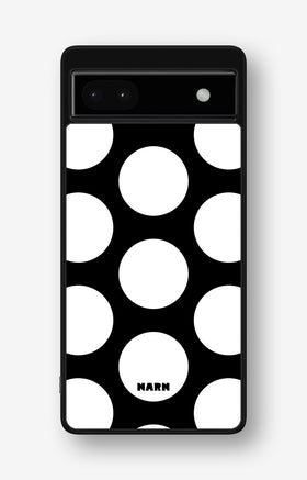 Google Pixel 6a Hard Case – Bold Dots - View 1