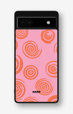 Google Pixel 6a Hard Case – Candy Swirl - View 1
