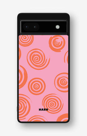 Google Pixel 6a Hard Case – Candy Swirl - View 1
