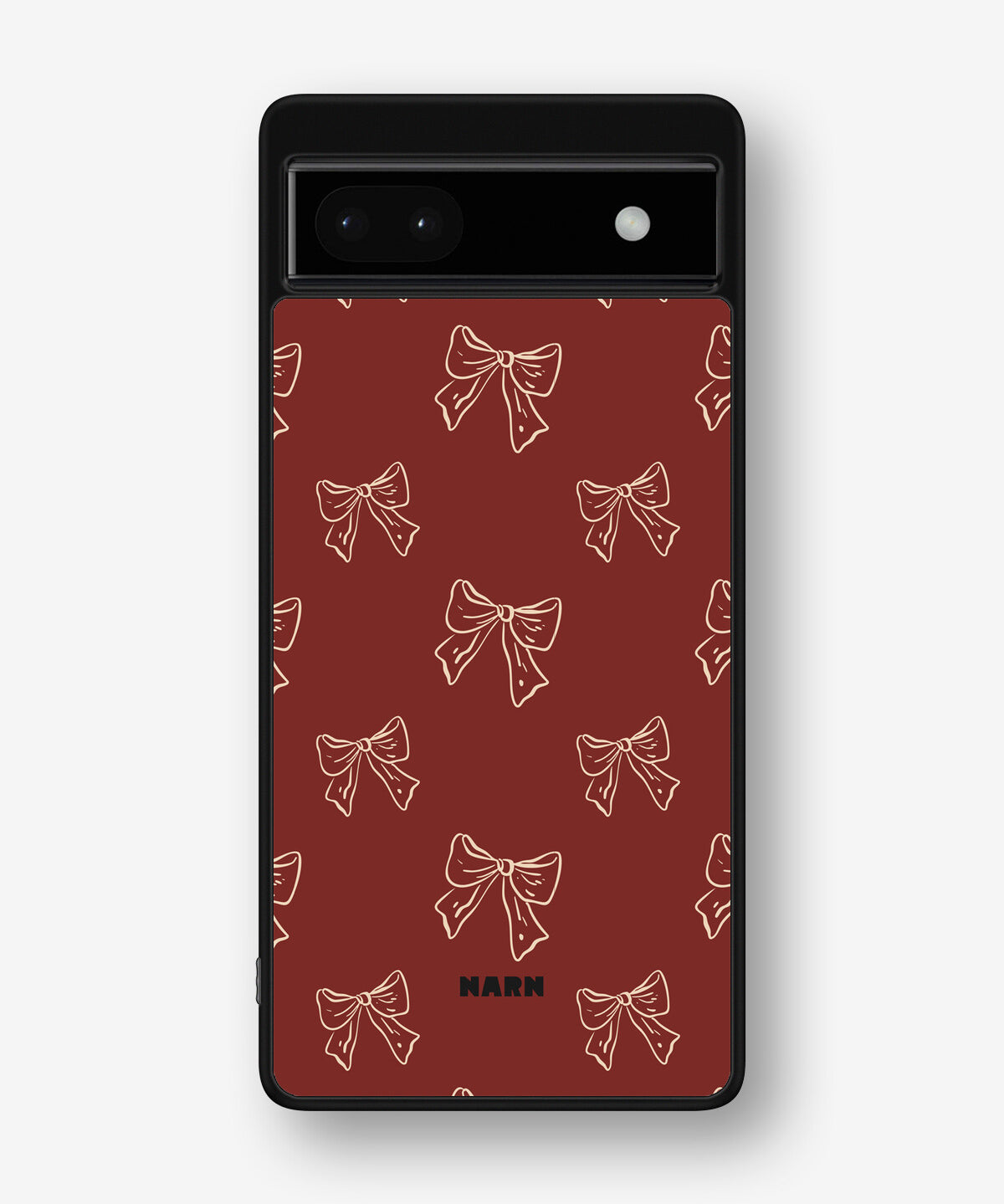 Google Pixel 6a Hard Case – Cherry Bows - View 1