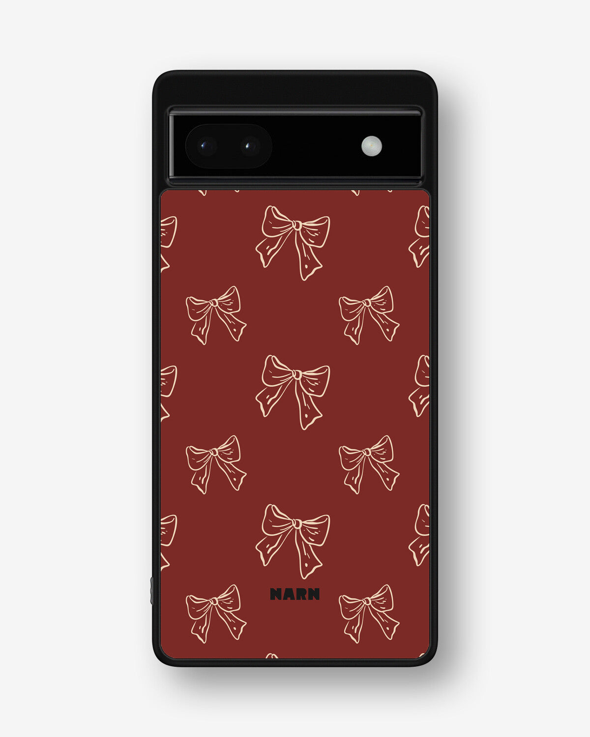 Google Pixel 6a Hard Case – Cherry Bows - View 1