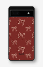 Google Pixel 6a Hard Case – Cherry Bows - View 1