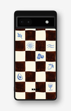 Google Pixel 6a Hard Case – Dolce Grid - View 1