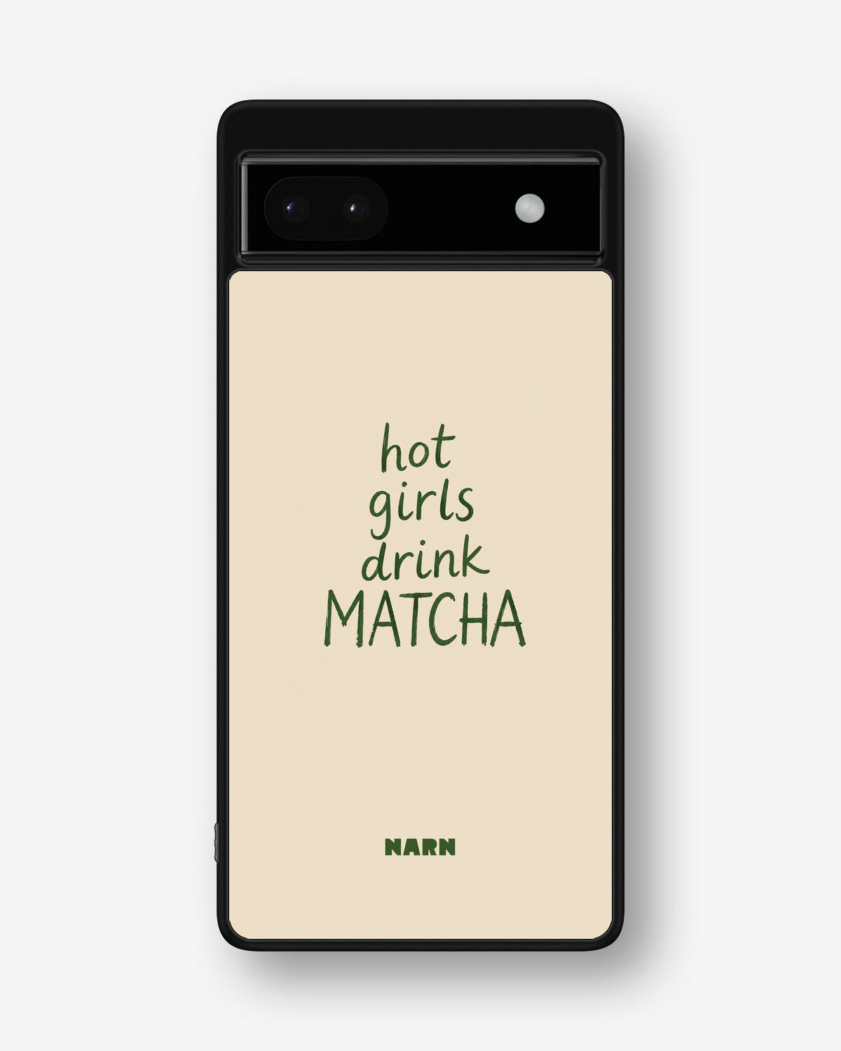 Google Pixel 6a Hard Case – Drink Matcha - View 1