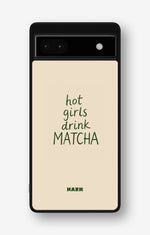 Google Pixel 6a Hard Case – Drink Matcha - View 1