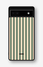 Google Pixel 6a Hard Case – Evergreen Stripe - View 1