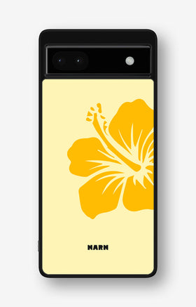 Google Pixel 6a Hard Case – Golden Bloom - View 1
