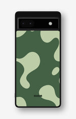 Google Pixel 6a Hard Case – Green Blend - View 1