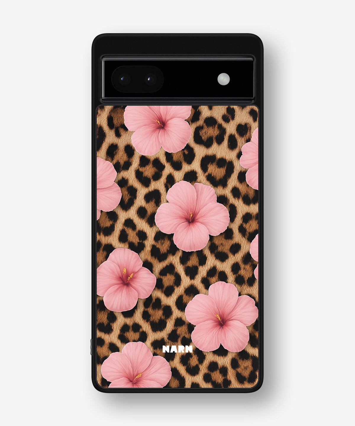 Google Pixel 6a Hard Case – Leopard Flower - View 1
