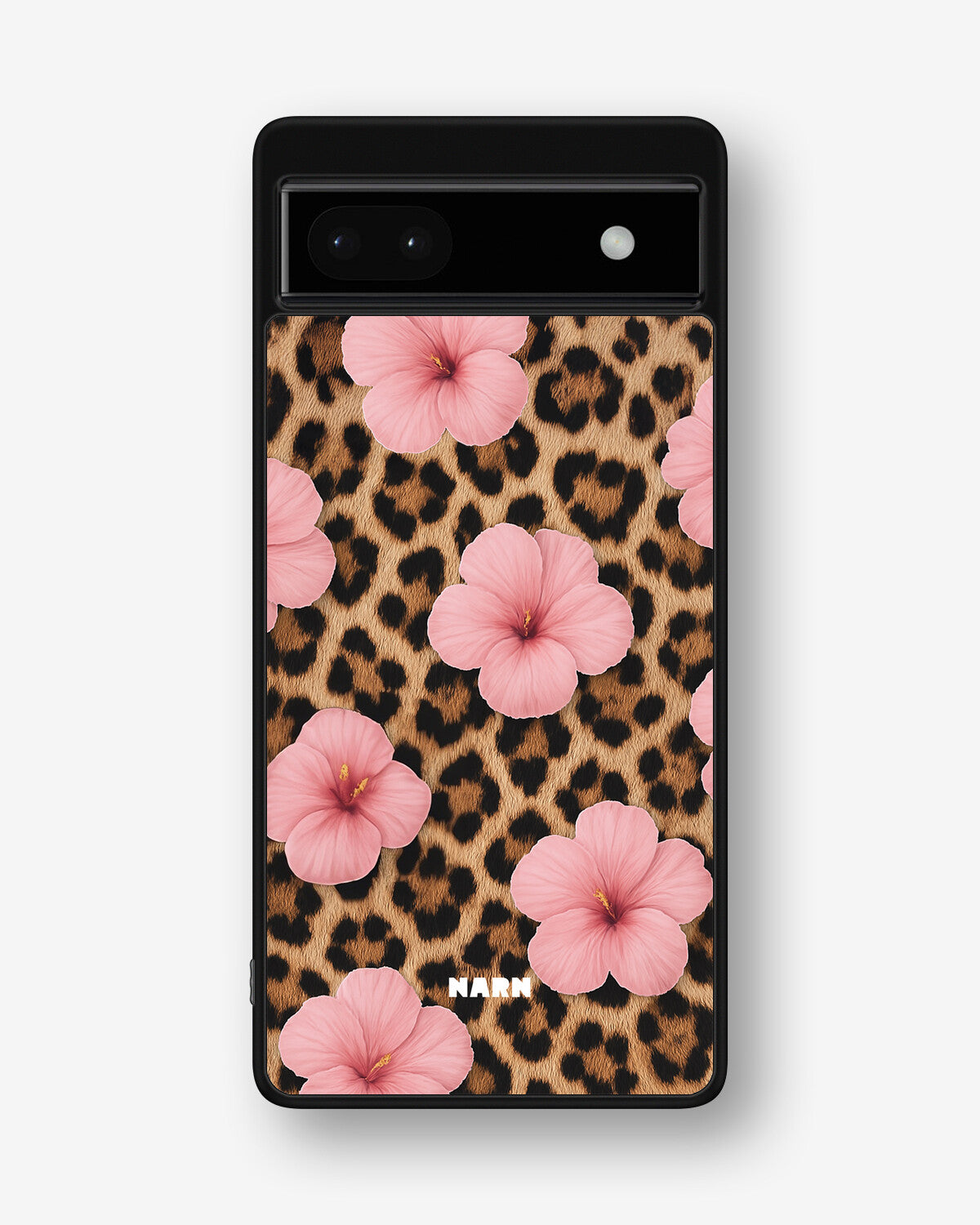 Google Pixel 6a Hard Case – Leopard Flower - View 1