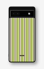 Google Pixel 6a Hard Case – Matcha Lines - View 1