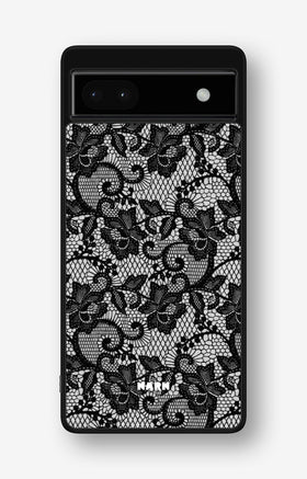 Google Pixel 6a Hard Case – Midnight Lace - View 1