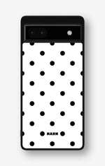 Google Pixel 6a Hard Case – Mono Dots - View 1