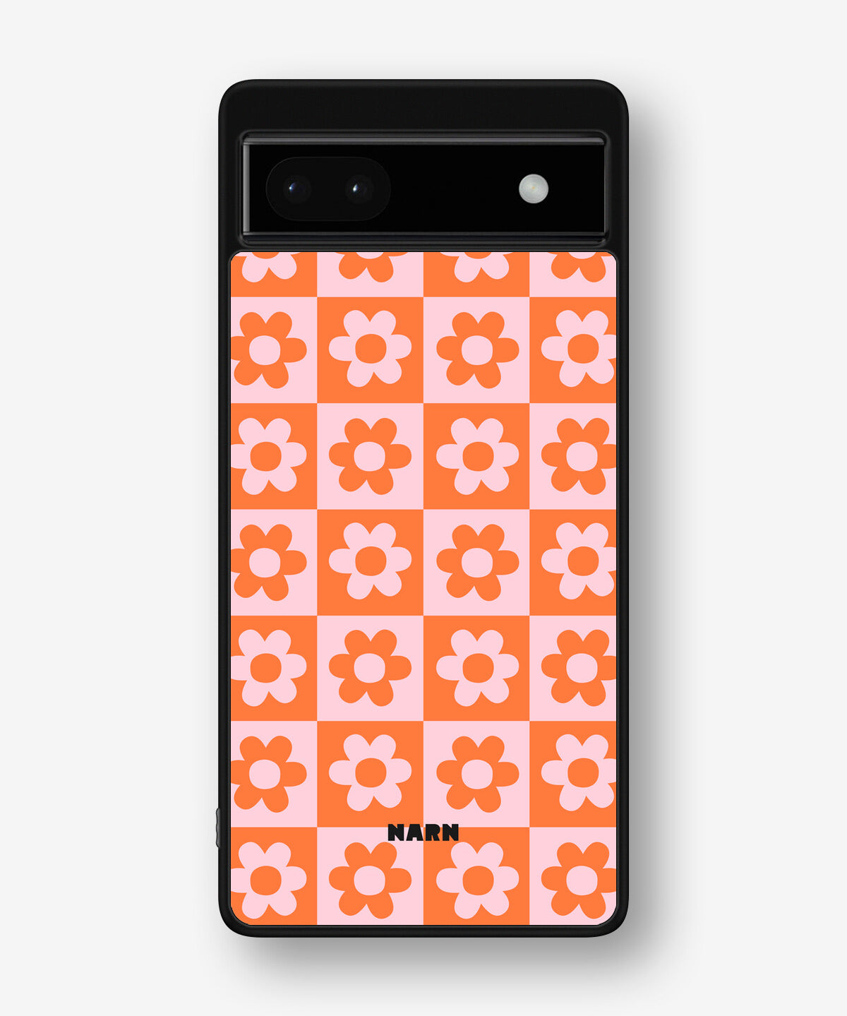 Google Pixel 6a Hard Case – Peach Petals - View 1