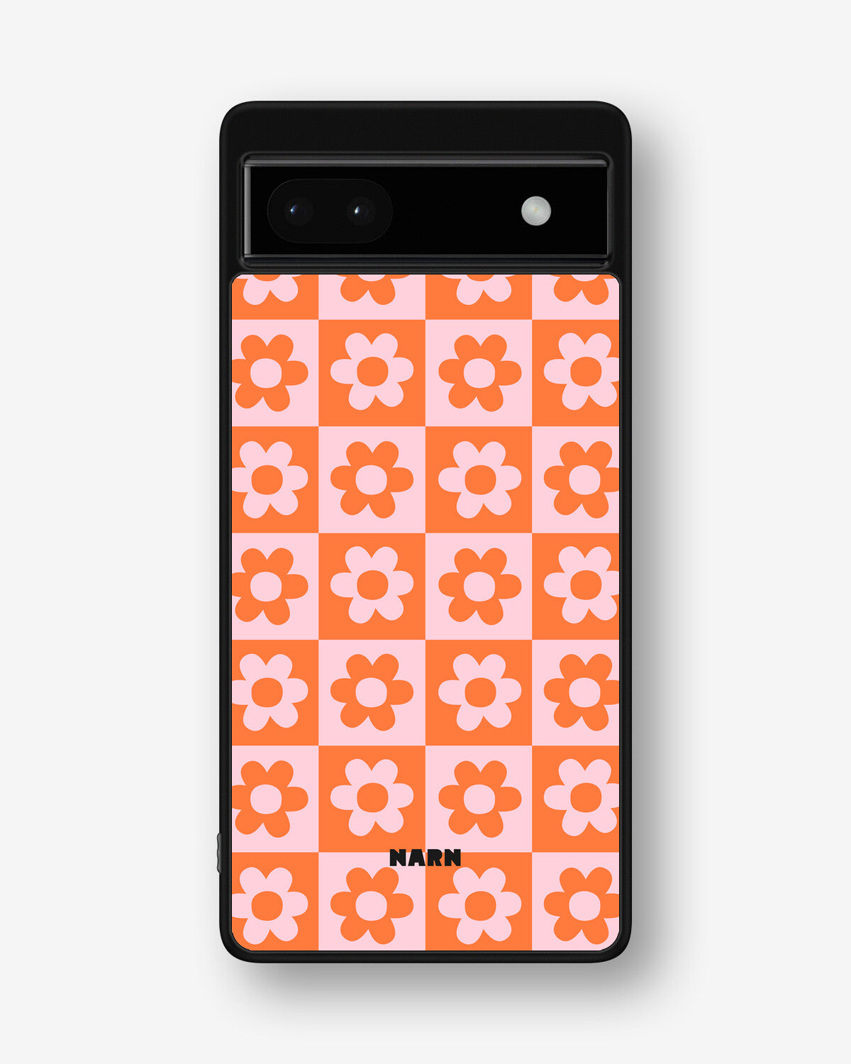 Google Pixel 6a Hard Case – Peach Petals - View 1