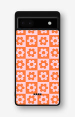 Google Pixel 6a Hard Case – Peach Petals - View 1