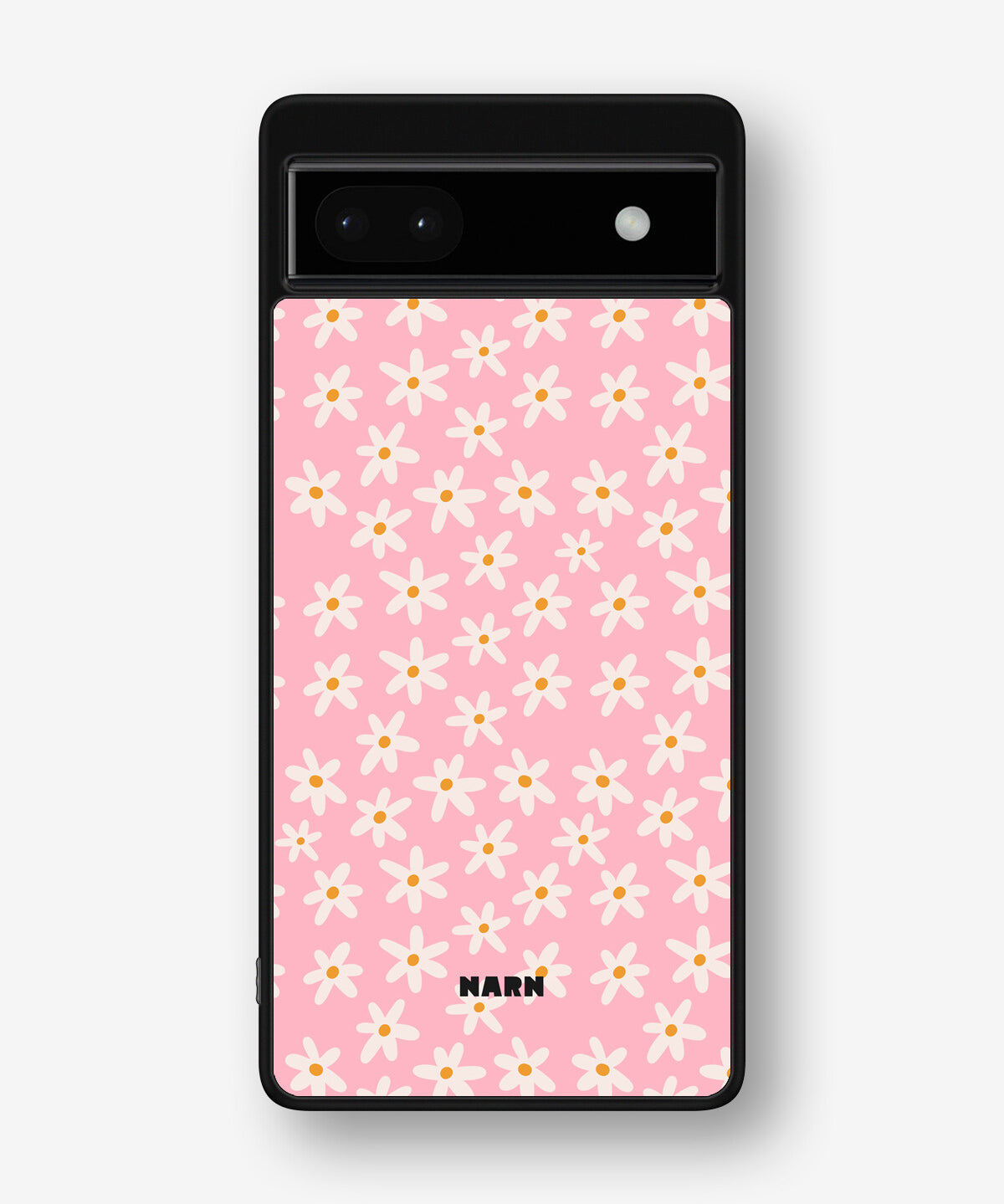 Google Pixel 6a Hard Case – Pink Daisy - View 1