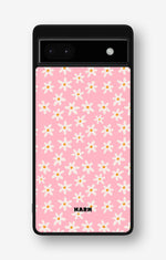 Google Pixel 6a Hard Case – Pink Daisy - View 1
