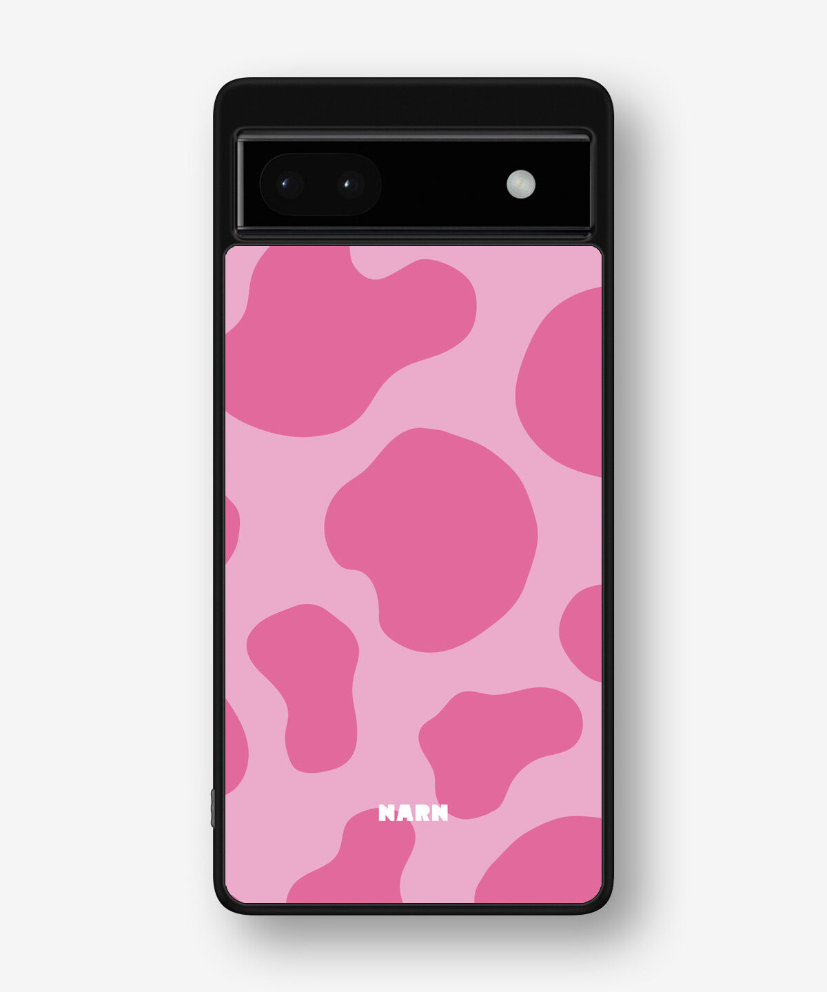 Google Pixel 6a Hard Case – Pink Moo - View 1