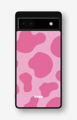 Google Pixel 6a Hard Case – Pink Moo - View 1