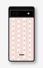 Google Pixel 6a Hard Case – Rose Lines - View 1