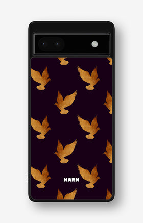 Google Pixel 6a Hard Case – Royal Doves - View 1