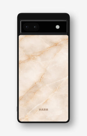 Google Pixel 6a Hard Case – Sand Stone - View 1
