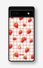 Google Pixel 6a Hard Case – Strawbella - View 1
