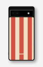 Google Pixel 6a Hard Case – Sunset Stripes - View 1