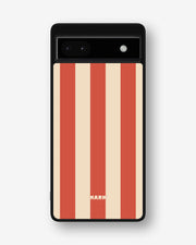 Google Pixel 6a Hard Case – Sunset Stripes - View 1