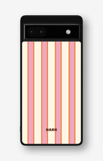 Google Pixel 6a Hard Case – Sweet Stripe - View 1
