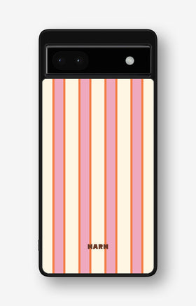 Google Pixel 6a Hard Case – Sweet Stripe - View 1