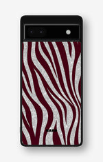 Google Pixel 6a Hard Case – Velvet Zebra - View 1