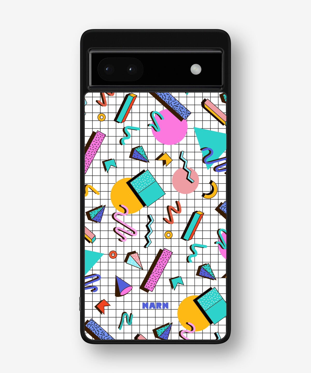 Google Pixel 6a Hard Case – 80s Memphis - View 1